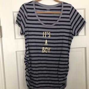 “It’s a Boy” maternity shirt